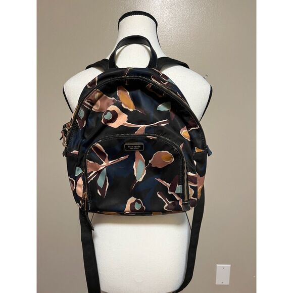 Kate Spade Dawn Paper Rose medium backpack - Picture 1 of 9